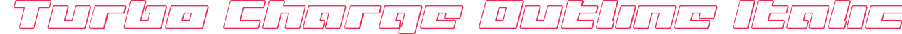 Turbo Charge Outline Italic